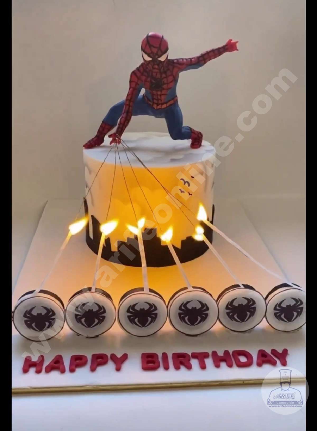 CAKE DECOR™ 9.5 x 8 Inch Disappearing Surprise Fire Candle Paper - 1 Sheet