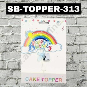 CAKE DECORβ’ 1pcs Happy Birthday LED Stick Topper For Cake Decoration( SB-TOPPER-313-02 )