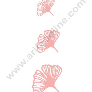 CAKE DECOR™ 3 pcs Ginkgo Leaves Acrylic Finishing Cake Topper - Rose Gold (SBMT-G-03)