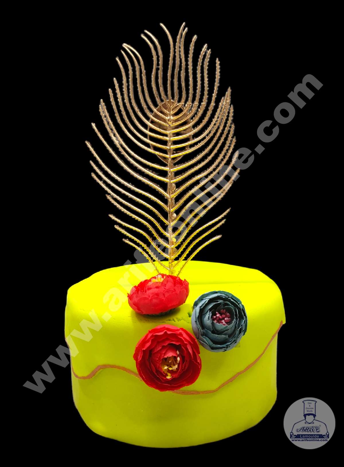 CAKE DECOR™Artificial Feather Shape Decorative Item For Cake Decoration( 1 pc )