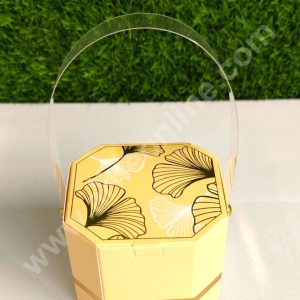 CAKE DECOR™ Goodie Bag For Hampers | Chocolate Box Hamper Box 10 Pcs Pack - Cream SBGB-39-C