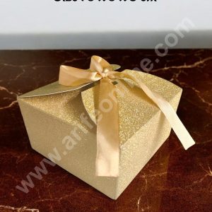 CAKE DECOR™ Goodie Bag For Hampers | Chocolate Box Hamper Box 10 Pcs Pack - Gold SBGB-25-G