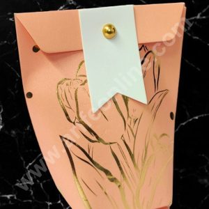 CAKE DECOR™ Goodie Bag For Hampers | Chocolate Box Hamper Box 10 Pcs Pack - Peach SBGB-65-Pe