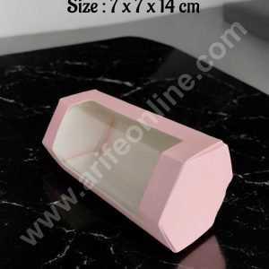 CAKE DECOR™ Goodie Bag For Hampers | Chocolate Box Hamper Box 10 Pcs Pack - Pink SBGB-21-P