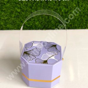 CAKE DECOR™ Goodie Bag For Hampers | Chocolate Box Hamper Box 10 Pcs Pack - Purple SBGB-39-Pr