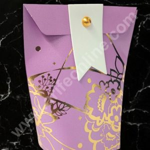 CAKE DECOR™ Goodie Bag For Hampers | Chocolate Box Hamper Box 10 Pcs Pack - Purple SBGB-65-Pr