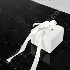 CAKE DECOR™ Goodie Bag For Hampers | Chocolate Box Hamper Box 10 Pcs Pack - White SBGB-08-W