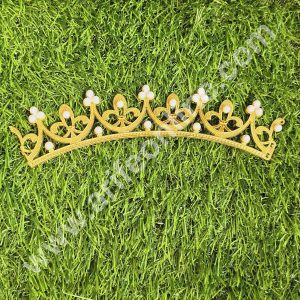 CAKE DECORβ’ Plastic Crown Topper For Cake And Cupcake Decorations - Gold