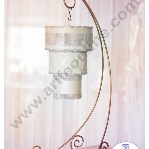 Cake Decor Chandelier Cake Stand Metal Cake Display Stand Golden 3 Tier