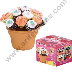 CAKE DECORβ’ 19 Cavity Bouquet | Flower Pot Cupcake Display Rack | Stand