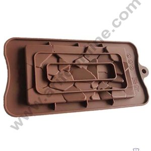Cake Decor 1 Cavity Break Apart Shape Chocolate Bar Silicone Chocolate Mould