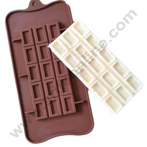 Cake Decor 1 Cavity Milky Bar Shape Silicone Chocolate Mold ( SBCM-708 )
