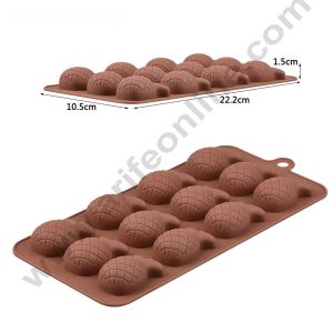 Cake Decor 12 Cavity Pineapple Shape Silicone Chocolate Mould