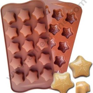 Cake Decor 15 Cavity Stars Shape Silicone Chocolate Mould