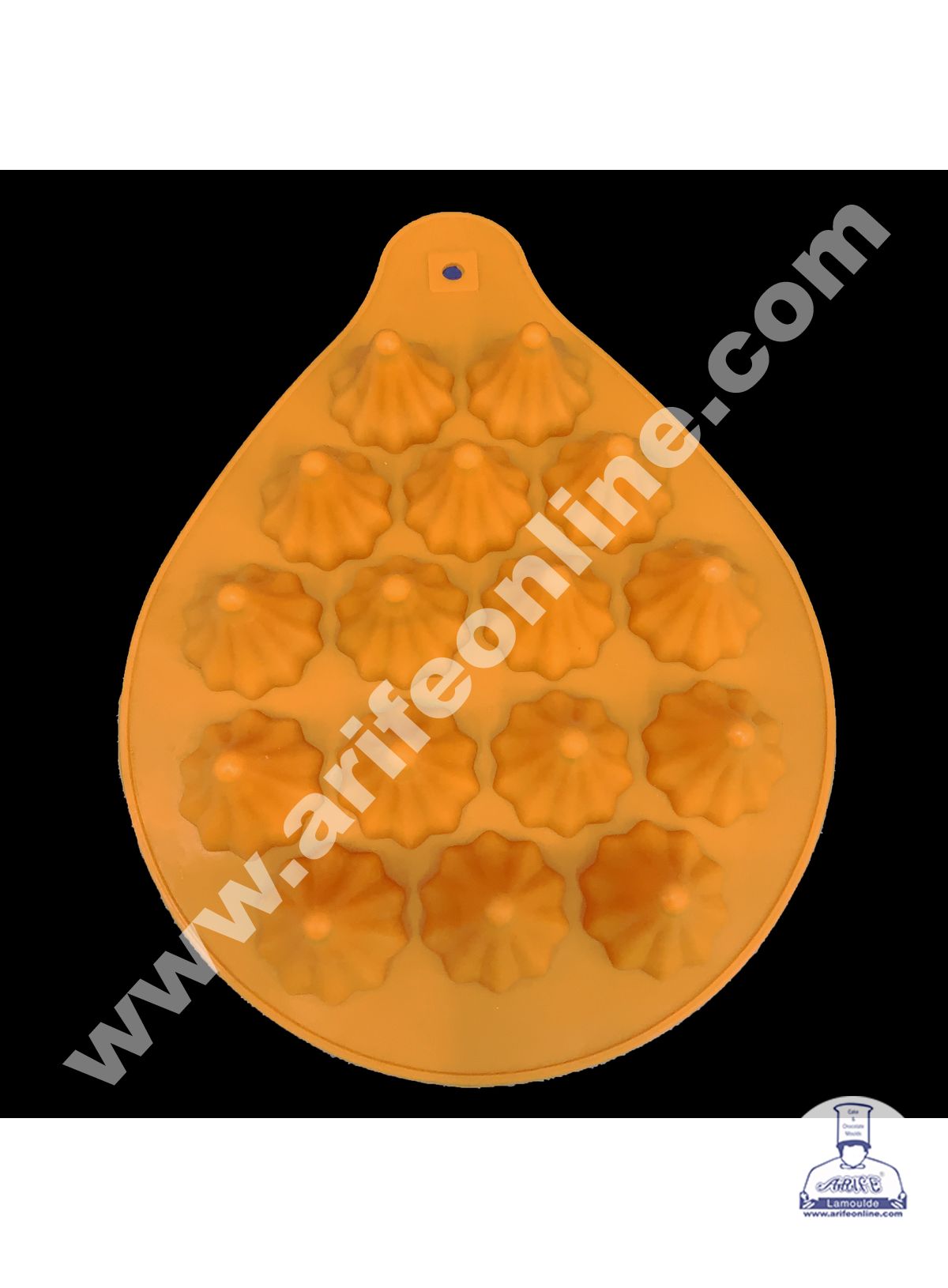 Cake Decor 16 Cavity Modak Shape Chocolate Mould, Ganesh Chaturti Festivals SBCM-680