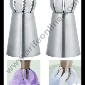 Cake Decor 2 Pcs Medium Ball Tip Balloon Russian Nozzle Set Pastry Tips Cupcake Cake Decorating Nozzle SBNO-134