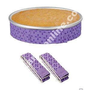 Cake Decor 2Pc Cake Pan Strips Protector Bake Even Strip Belt Bake Even Bake Moist Level Cakes Baking Tool Bakeware