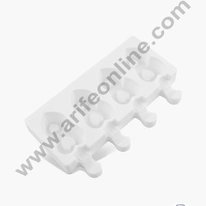 Cake Decor 4 Cavity Heart In Heart Shape Silicone Popsicle And Cakesicle Molds Easy Ice Cream Bar Mould SBSM-743