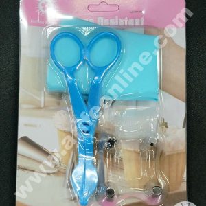 Cake Decor 4 Pc Nozzle,1 Coupler, 1 Flower Lifter , 1 Silicon Piping Bag Nozzle Set Pastry Tips Cupcake Cake Decorating Nozzle SBNO-138