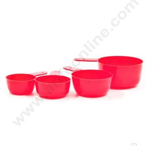 Cake Decor 4 Pieces Plastic Measuring Cups For Measurements SBAC-Cups