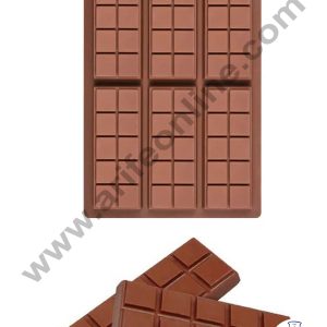 Cake Decor 6 Cavity Energy Bar Shape Chocolate Bar Silicone Chocolate Mould Muffin Mold SBSM-810