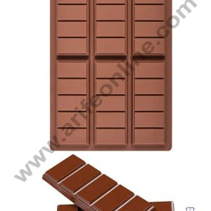 Cake Decor 6 Cavity Protein Bar Shape Chocolate Bar Silicone Chocolate Mould Muffin Mold SBSM-809