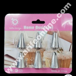 Cake Decor 6 Pcs New Nozzle Set Pastry Tips Cupcake Cake Decorating Nozzle