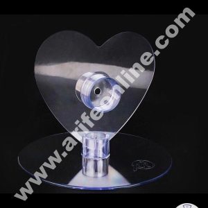 Cake Decor Acrylic Standing Heart Cake Stand Vertical Heart Stand