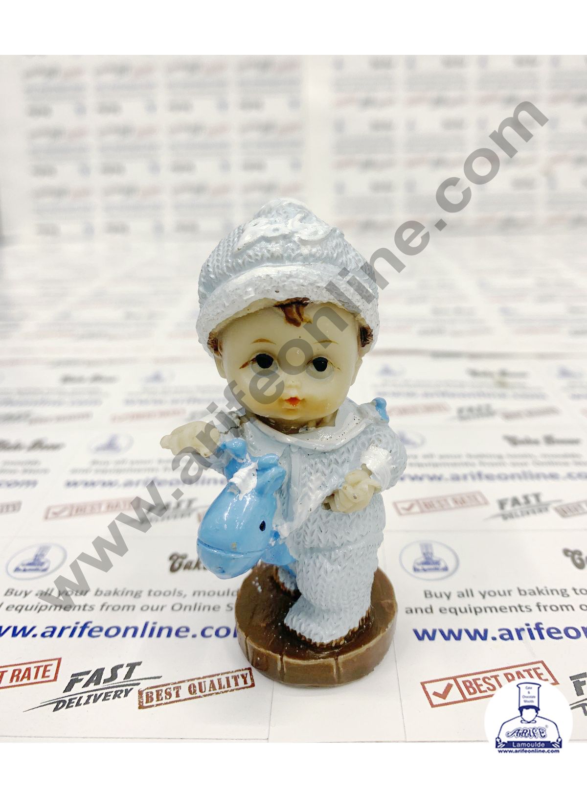 Cake Decor Baby Boy Cake Topper For Cake Decoration ( 1 pc )