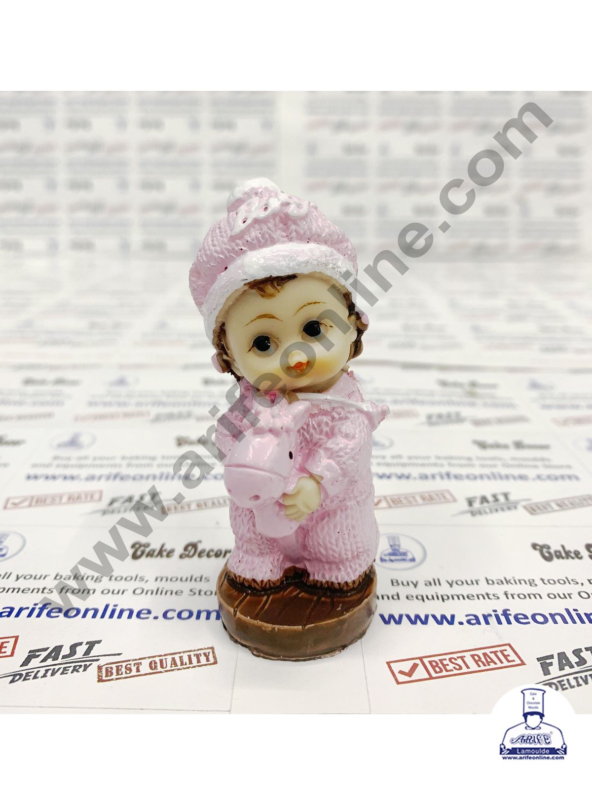 Cake Decor Baby Girl Cake Topper For Cake Decoration ( 1 pc )