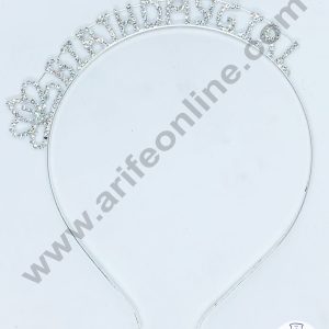 Cake Decor Birthday Girl Diamond Crown For Birthday Cake Decoration Party Wedding Hair Accessories