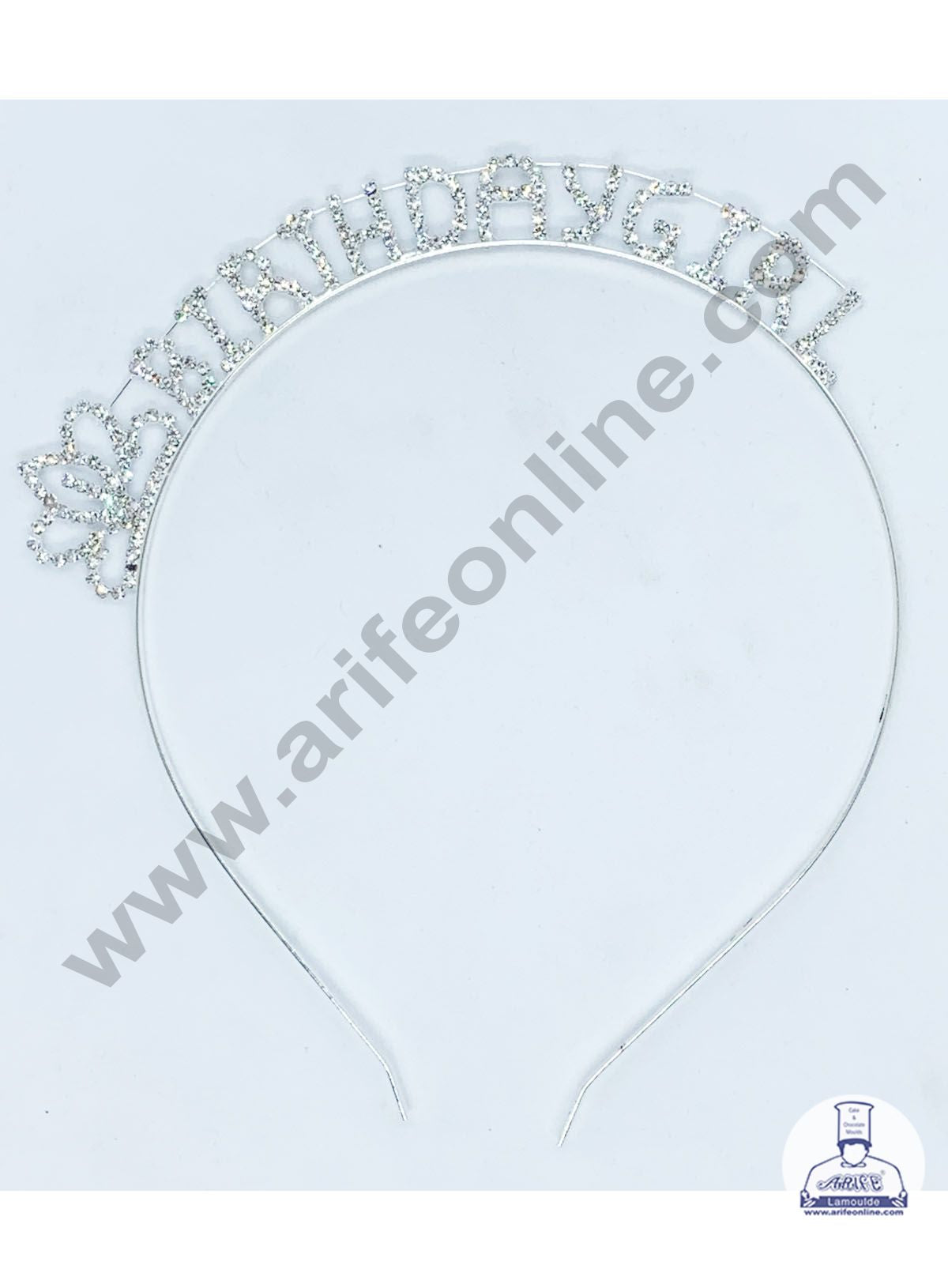 Cake Decor Birthday Girl Diamond Crown For Birthday Cake Decoration Party Wedding Hair Accessories