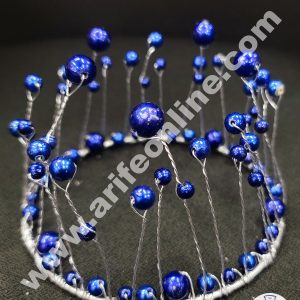 Cake Decor Blue Crown Cake Topper Wedding, Birthday Cake Decoration For King, Queen, Prince And Princess Party Wedding Hair Accessories Decoration