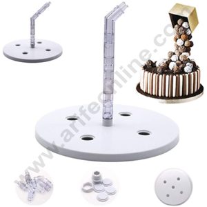 CAKE DECOR™ Cake Pouring Kit Anti Gravity Cake Support Structure for Easy Gravity Defying Cakes Frame (SBS-673)