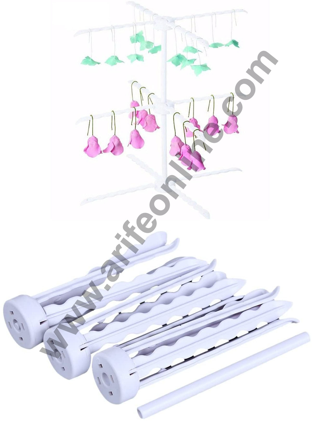 Cake Decor Detachable Gum Paste Flower Drying Rack Cake Decorating Fondant Sugar Dry Stand Baking Tool