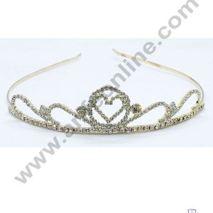 Cake Decor Diamond Crown For Birthday Cake Decoration Party Wedding Hair Accessories