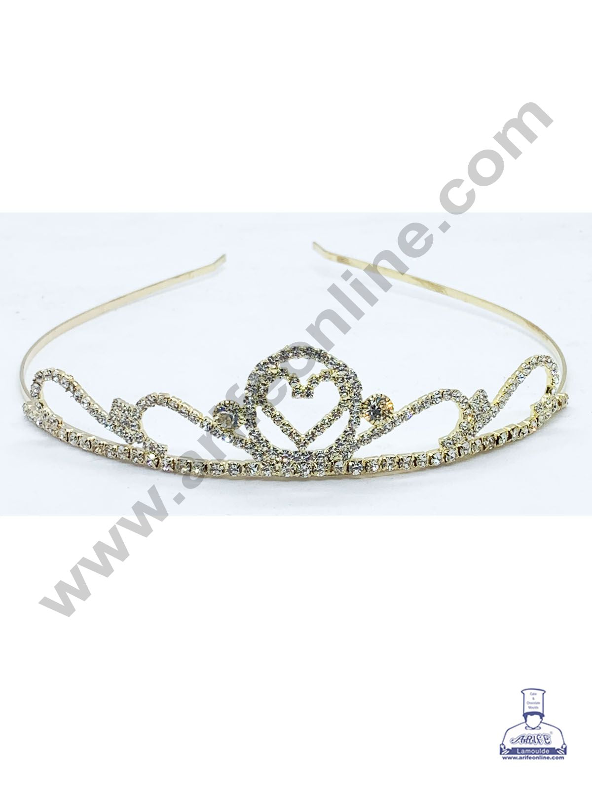 Cake Decor Diamond Crown For Birthday Cake Decoration Party Wedding Hair Accessories