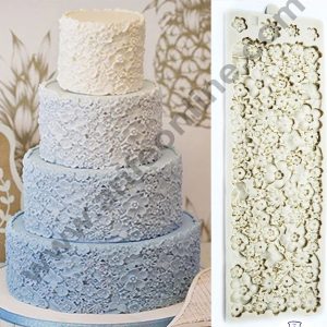 Cake Decor Floral Border Simpress Silicone Mold Cake Decorating Fondant Gum Paste Icing