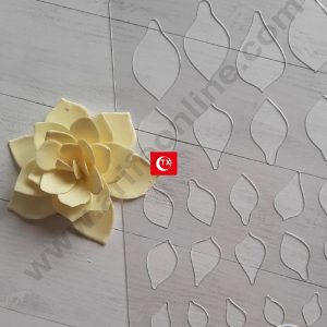 Cake Decor Flower Making Chocolate Stencil Mould with new Flower Arts - Gardenia (SBTXF-013)