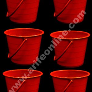 Cake Decor Flower Pot Shape Plastic Mud Cake Pot Cupcake Mold with Handle ( 20 pc Pack )