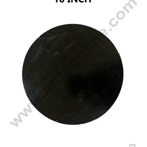 Cake Decor MDF Cake Base 10 Pieces Round - Black and White Color - 10 inch