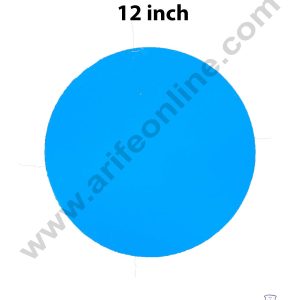 Cake Decor MDF Cake Base 10 Pieces Round - Blue Color - 12 inch