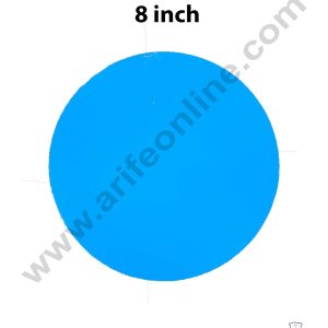 Cake Decor MDF Cake Base 10 Pieces Round - Blue Color - 8 inch