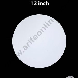 Cake Decor MDF Cake Base 10 Pieces Round - White Color - 12 inch