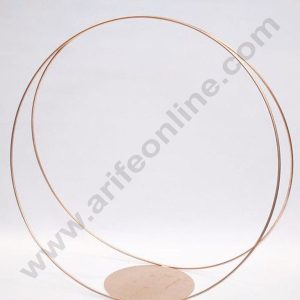 Cake Decor Metal Twin Hoop Cake Stand - Gold