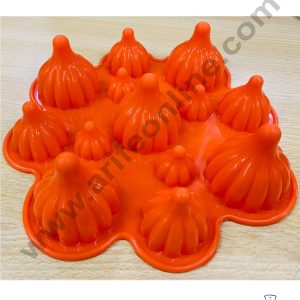 Cake Decor Modak Shape 13 Cavity Mix Size Chocolate Mould, Ganesh Chaturti Festivals