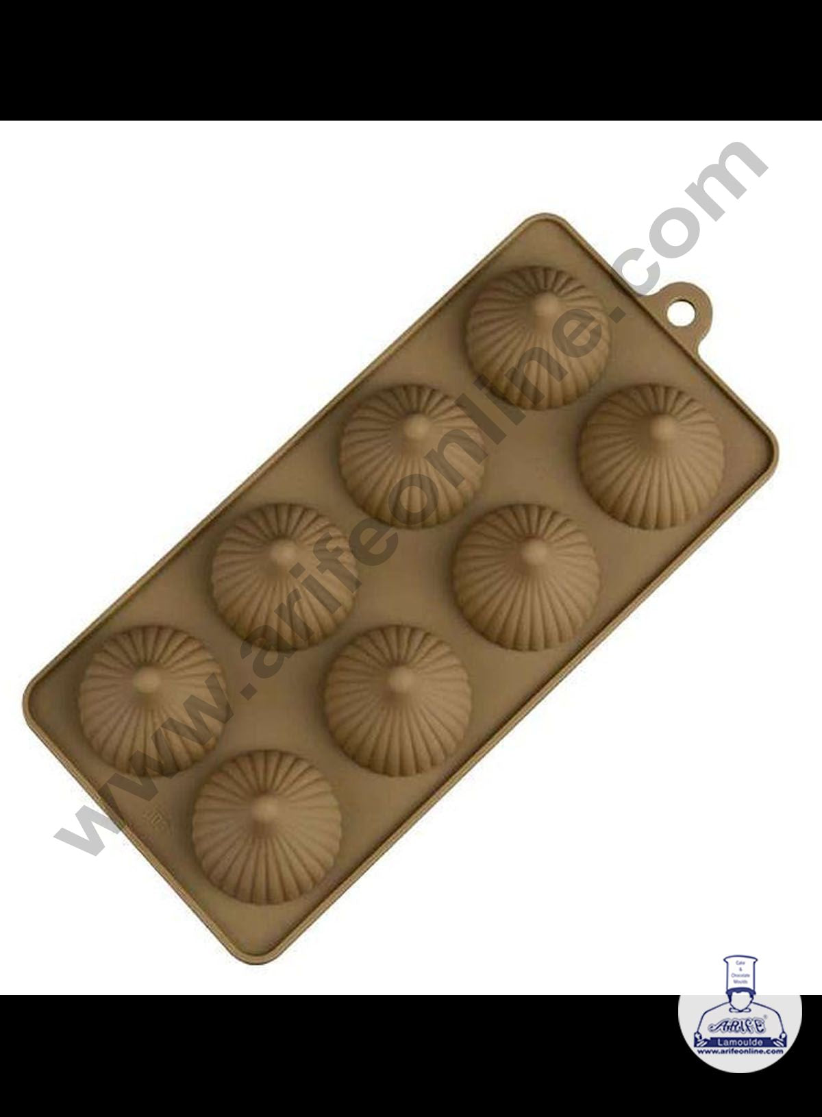 Cake Decor Modak Shape 8 Cavity Chocolate Mould, Ganesh Chaturti Festivals