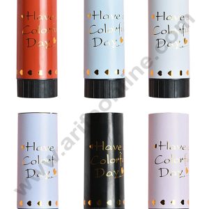 Cake Decor Multi Color Confetti Party Popper - 1 pc