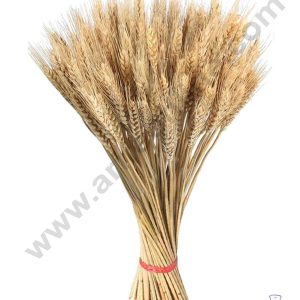 Cake Decor Natural Dried Wheat Grass Wheat Stalks For Cake Decoration Bouquet Wedding Party Centerpieces Decorative (10 pcs pack)