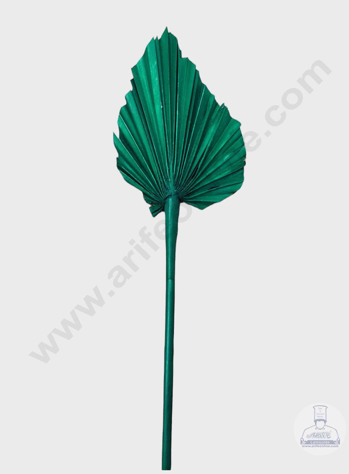 Cake Decorβ’ Natural Palm Spear Leaf For Cake Decoration - Dark Green ( 1 pc pack )